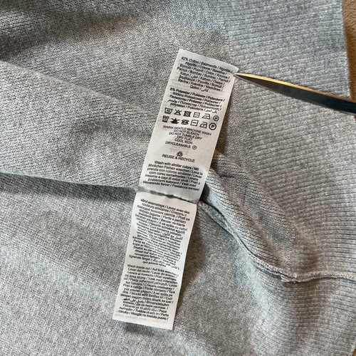 Jack & Jones Sweater Men’s XL Track Jacket Full Zip Gray Blue Preppy Golf - Picture 10 of 12
