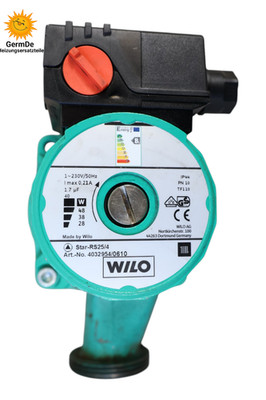   Wilo Star-RS25/4 Umwälzpumpe 4032954 Heizungspumpe  