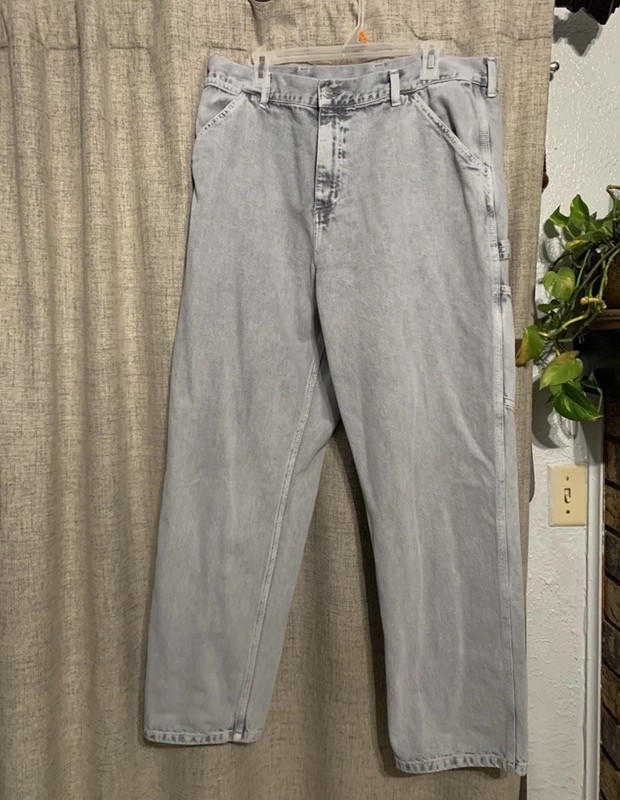 Carhartt Wip Single Knee Pants(chalk Wash)
