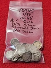 Picker's Delight Bag of $5 MIXED DATE CIRC 90% Silver Roosevelt Dimes   #T0745