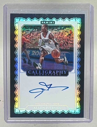 Allen Iverson 2023 Panini Origins #CAL-AIV 24 Calligraphy Auto