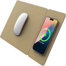 3 in 1 Wireless Charging Mouse Pad - Fast Qi Apple Android Hands 3 Split Max