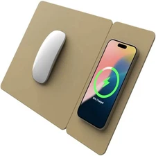 3 in 1 Wireless Charging Mouse Pad - Fast Qi Apple Android Hands 3 Split Max