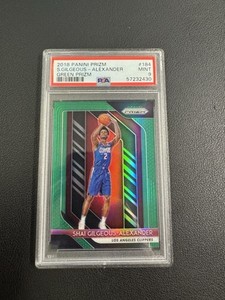 2018-19 Panini Prizm - Shai Gilgeous-Alexander #184 Green Prizm (RC)