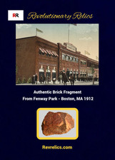 Authentic Stadium Brick Relic Fenway Park Boston Red Sox w/ COA Baseball MLB