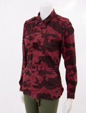 G-Star RAW Damen Field Camouflage Overshirt Jacke rot/bordeaux – Gr. S