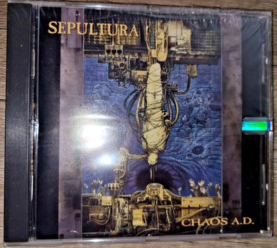 SEALED! Vtg Sepultura Chao A.D. original album CD, 1993