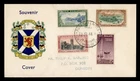 DR WHO 1948 NEW ZEALAND FDC OTAGO CENTENNIAL COMBO M81869