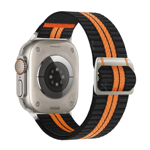 Nylon Armband für Apple Watch Ultra Series 10 9 8 7 SE 6 5 4 verstellbares Armband - Bild 39 von 39