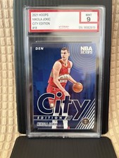 2021-22 Panini NBA Hoops Nikola Jokić City Edition Insert #18 IGC Graded