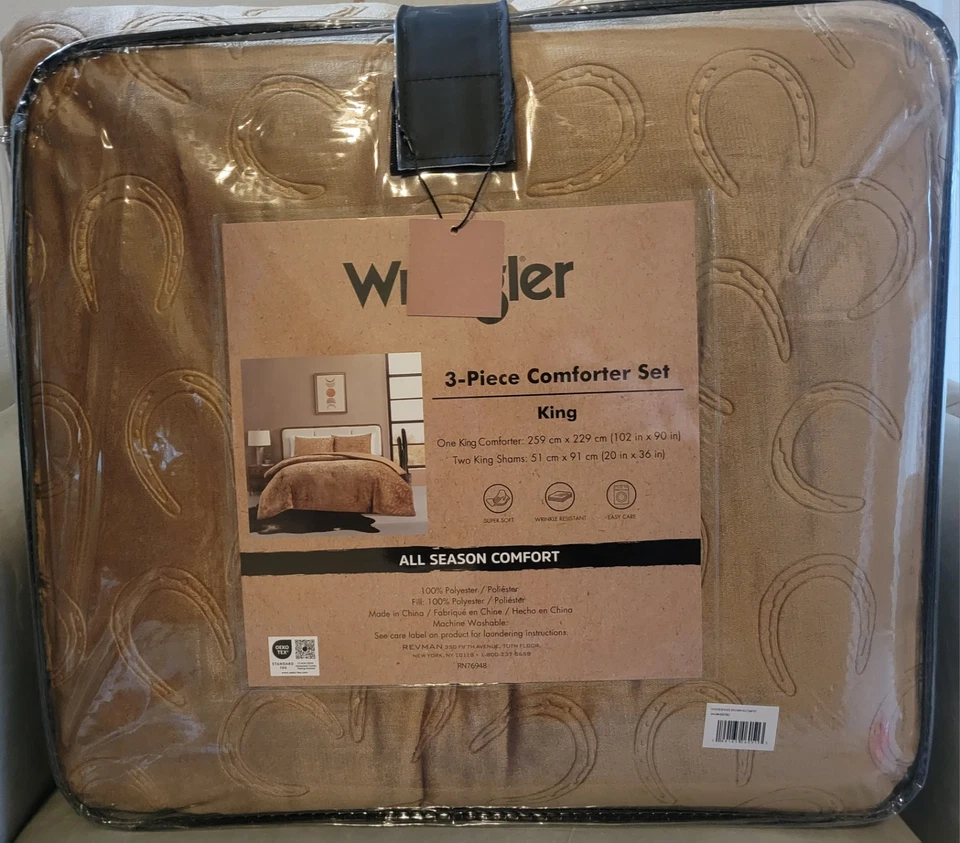 Juego de edredón de herradura Wrangler King/Gold viral Foto 3 de 4