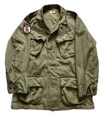 Vintage 1968 Vietnam Jungle Jacket Size Small Tropical Rip Stop 60s