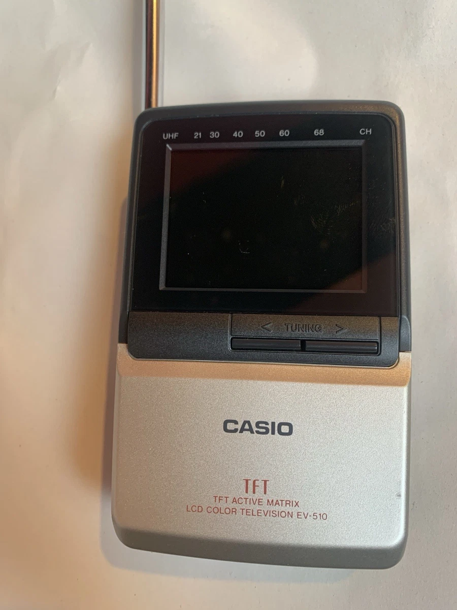 Casio EV-510 2.5” LCD Portable Colour TV | eBay UK