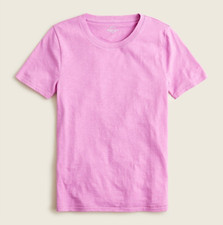 J.CREW PRESSED DAHLIA VINTAGE COTTON CREWNECK SHORT SLEEVE T-SHIRT Sz M