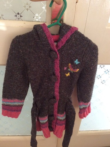 Girls chunky cardigan age 5/6 yrs | eBay