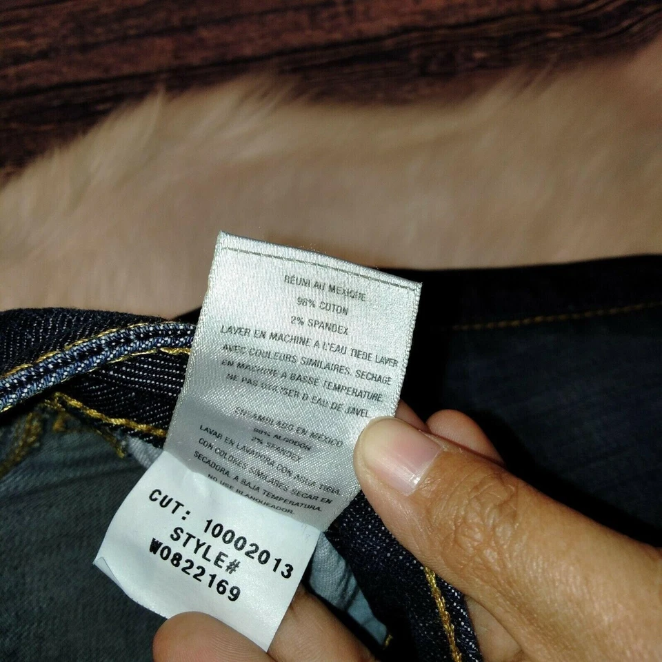 Antik Denim Medium Wash Embroidered Studded Pocket Bootcut Jeans Womens 31 - Image 4 of 4