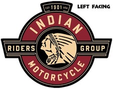 IND MOTORCYCLES 1901 Left DECAL STICKER 3M USA MADE TRUCK WINDOW WALL CAR