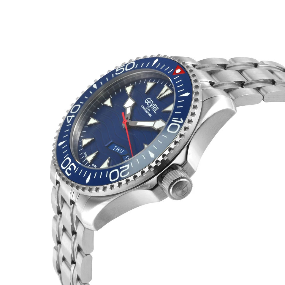Hudson Yards Swiss Automatic Custom made SW220 - Day/Date display Diver watch, B - Image 2 of 3