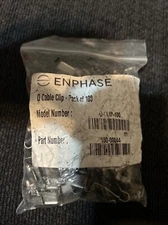 Enphase, Q Cable Rail Mount Cable Management Clip (Priced as Pack of 100)
