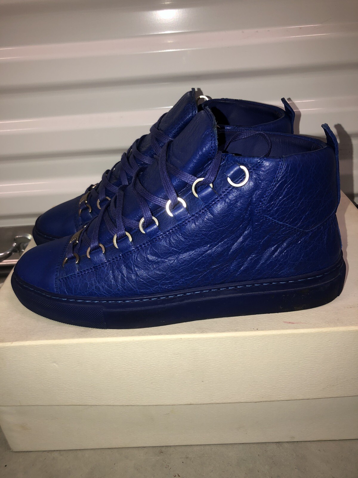 Balenciaga Arena High Top Blue Size 39 