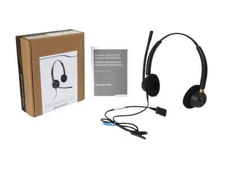Plantronics EncorePro HW520 Black Headband Headset only 89434-01 no adapters NiB