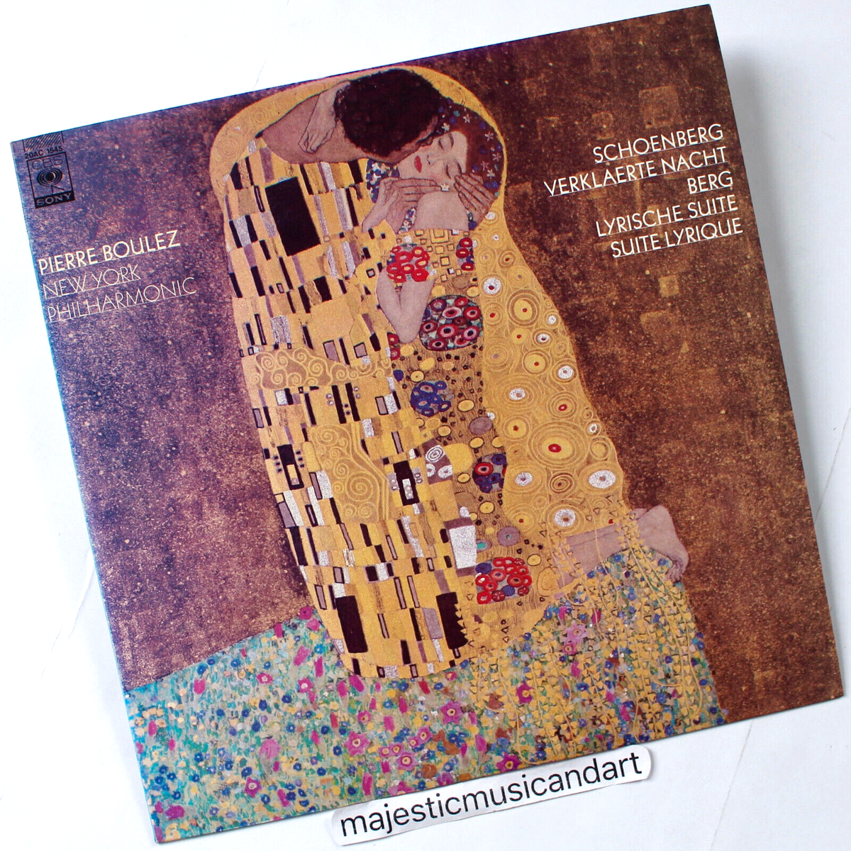 BEAUTIFUL ORIGINAL AMEDEO MODIGLIANI ART COVER NEW YORK PHIL VINYL