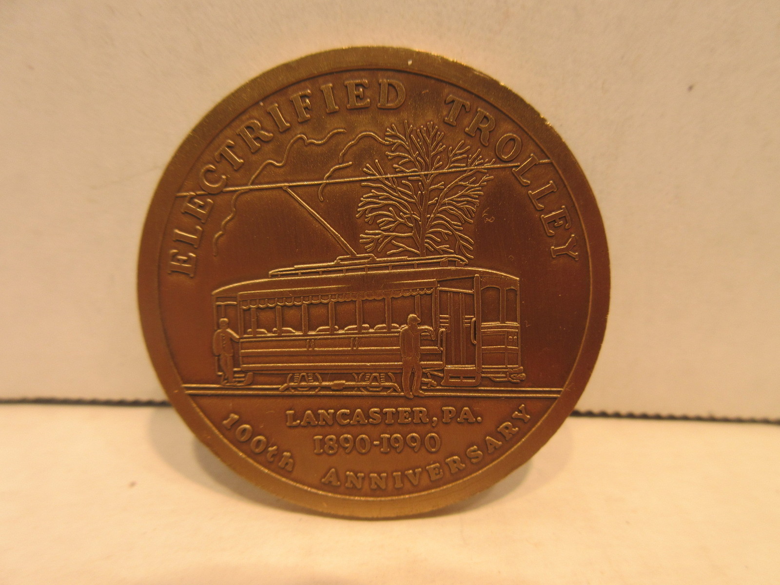 Red Rose Coin Club Medallion Electrified Trolley 100th Anniversary ...