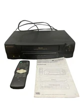SANSUI VCR VHS Recorder Model VCR2510A, With Remote - Tested, Working
