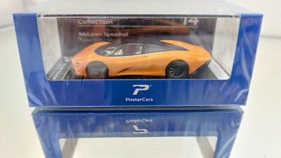 Postercars 1:64 McLaren Speedtail McLaren Orange In Box Mint #14