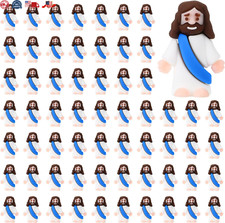 100 Pcs Jesus Toys Little Jesus Figurine Miniature Jesus Doll Tiny Jesus Figure