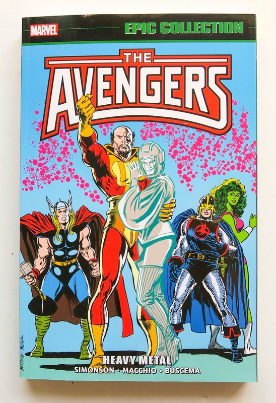 Avengers Heavy Metal Marvel Epic Collection Graphic Novel Comic Book