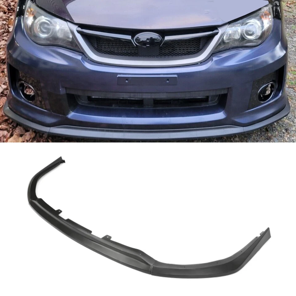 For 11-14 Subaru WRX STI CS1 Style Front Bumper Lip Spoiler Lower Splitter PP Foto 4 de 4
