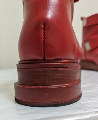 Dirk Bikkembergs Red Boots FW/95 size 42 used | eBay