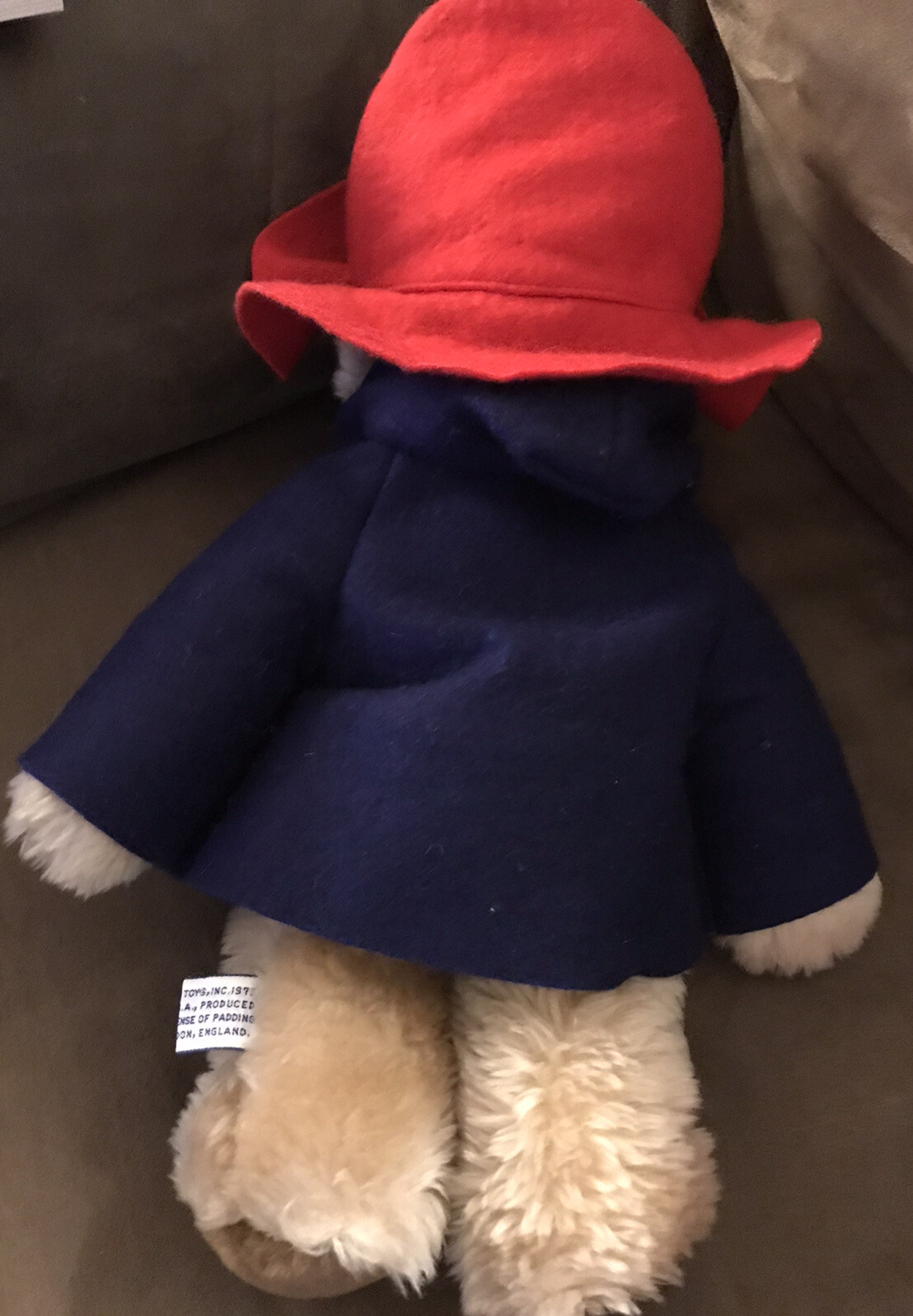 Vintage Paddington Bear Plush Very Good 