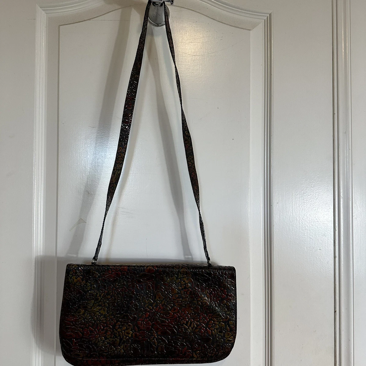 Vintage Claudia Ciuti Made in Italy floral shoulder bag purse