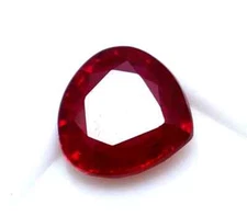 Natural Red Ruby Mozambique 6.95 Ct Pear Shape Certified Loose Gemstone