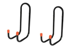 2 Pack Metal Wall Mount Bicycle Bike Hooks Double J Storage Hanger Ceiling Rack