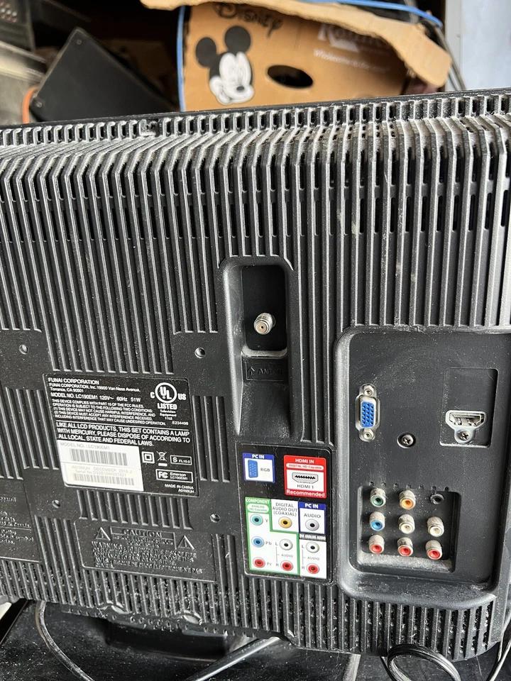 Emerson Funai 19” Television Model LC190EM1 - no Remote - Image 4 of 4