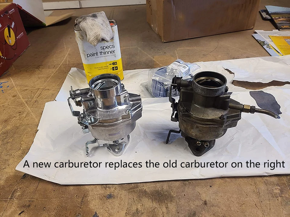 Carburador Rochester B 1 barril 7004468 1950-1959 Chevy Chevrolet GMC 235ci 3,8 L Foto 2 de 4