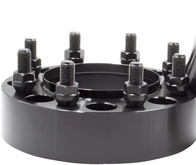 Espaciadores de rueda centrados en el cubo 8x200 2" pulgadas para camiones dobles F-350 2005 y más nuevos 1 pieza Foto 2 de 4