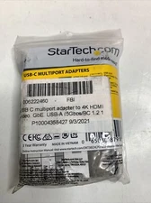 StarTech.com USB C Multiport Adapter - Portable USB-C Dock with 4K HDMI - 100W