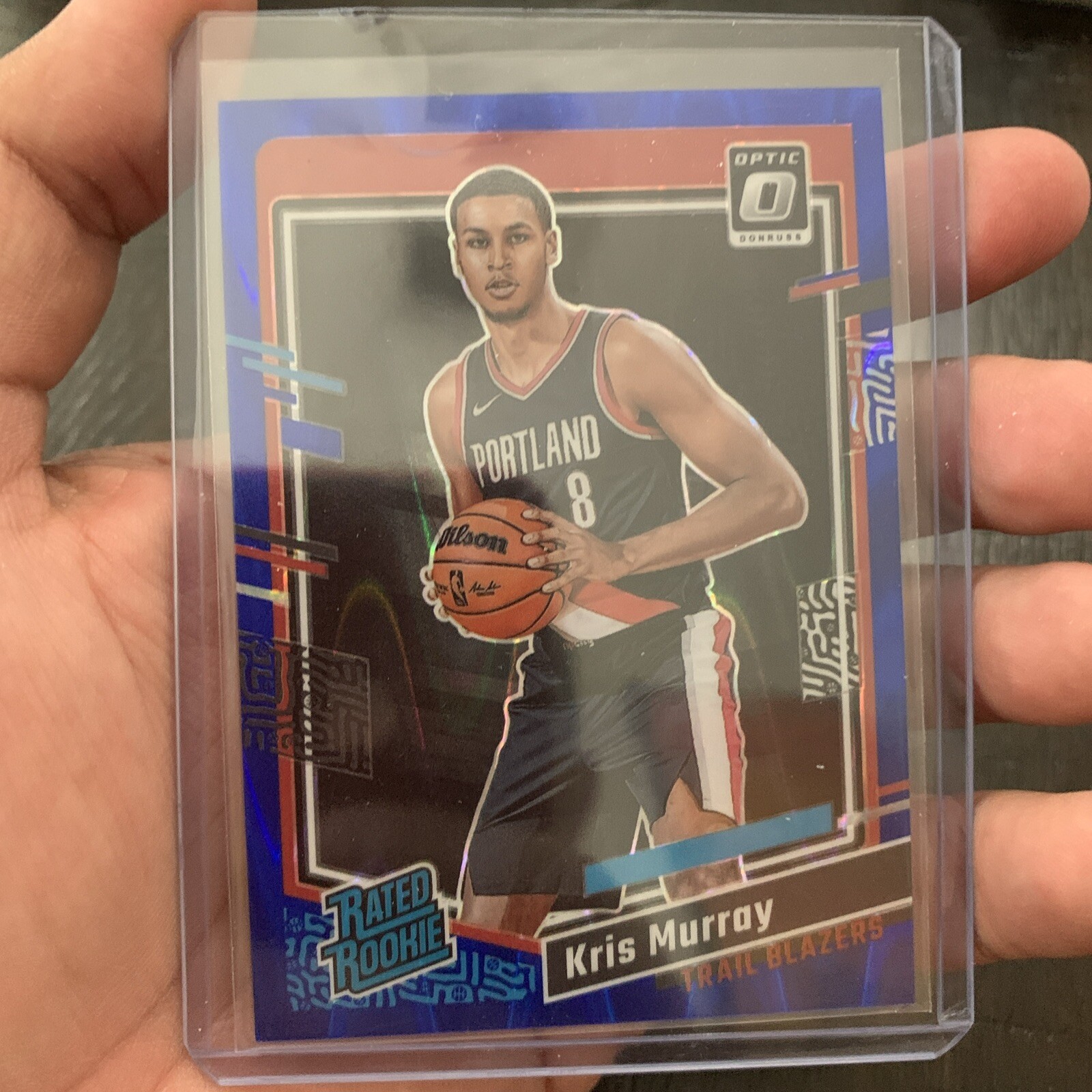 2023-24 DONRUSS OPTIC KRIS MURRAY BLUE SEISMIC/249 RATED ROOKIE TRAIL BLAZERS