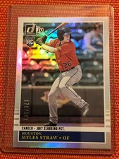 2019 Donruss Baseball Career Stat Line #234 Myles Straw /500
