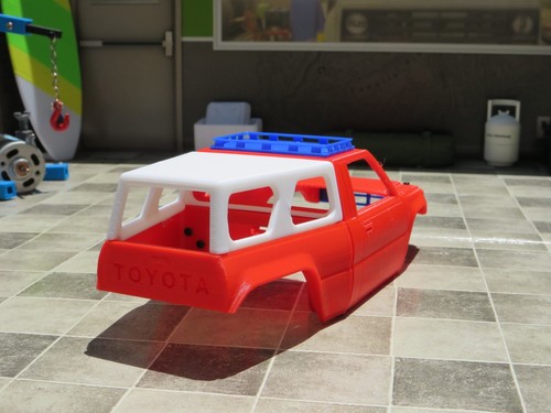 scx24 3d printed hard body , pinched yota for 1/24 scale rc crawlers , rc parts - Picture 4 of 9
