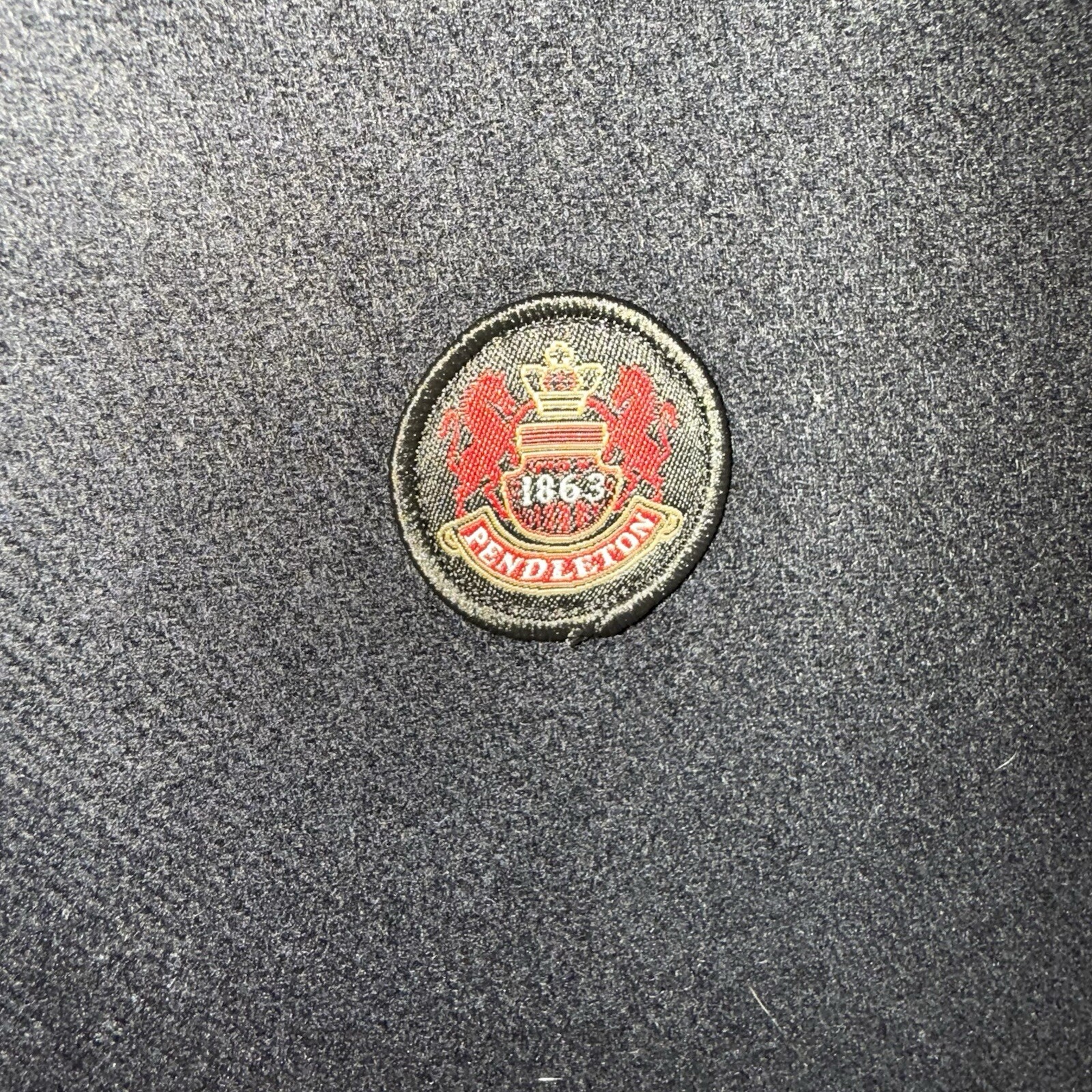 Pendleton Black Wool Blend Double Breasted Peacoa… - image 9