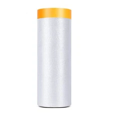 Automotive Body Painting Covering Masking Paper Taped Plastic Sheet Film Shield