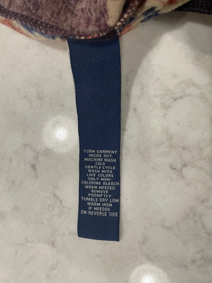 FALDA RALPH LAUREN CHAPS MUJER ESTAMPADO SUROESTE 4 NIVELES 100% ALGODÓN Talla 1X Foto 4 de 4