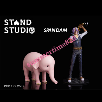 Stand Studio One Piece Spandam Resin Model POP Scale Elephant Pre-order H24cm
