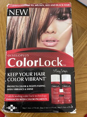 Developlus Colorlock 3 Step System Keep Your Hair Color Vibrant NEW in Box