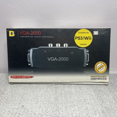 VGA-2000 Component Input Resolution Sxga 1800x1200 For Psp2000 PS3/wii